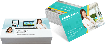 Custom Designed Contact Facebook Cards